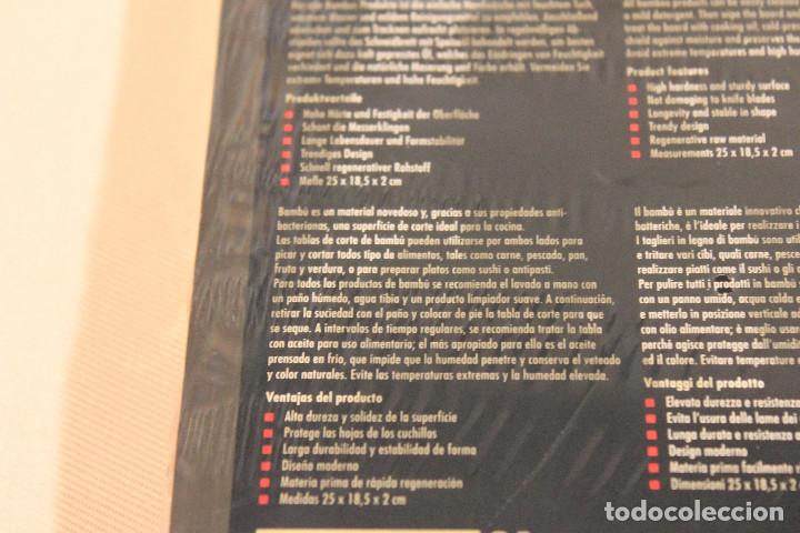 Vintage: TABLA CORTAR DE BAMBU - Foto 4