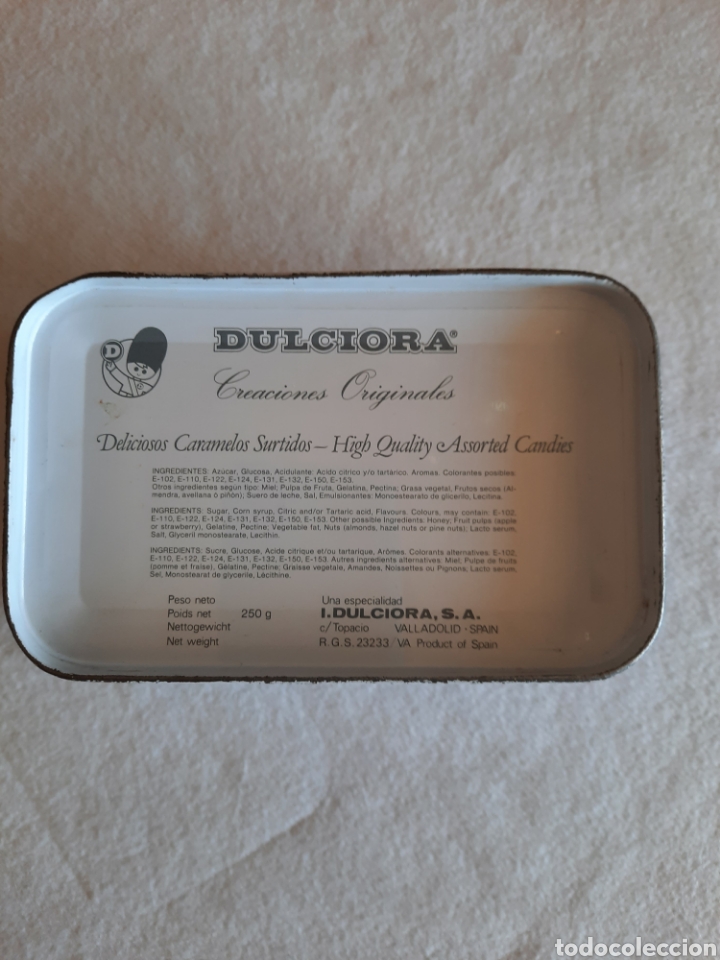 Vintage: Caja de lata Dulciora 16&times;10cm - Foto 2