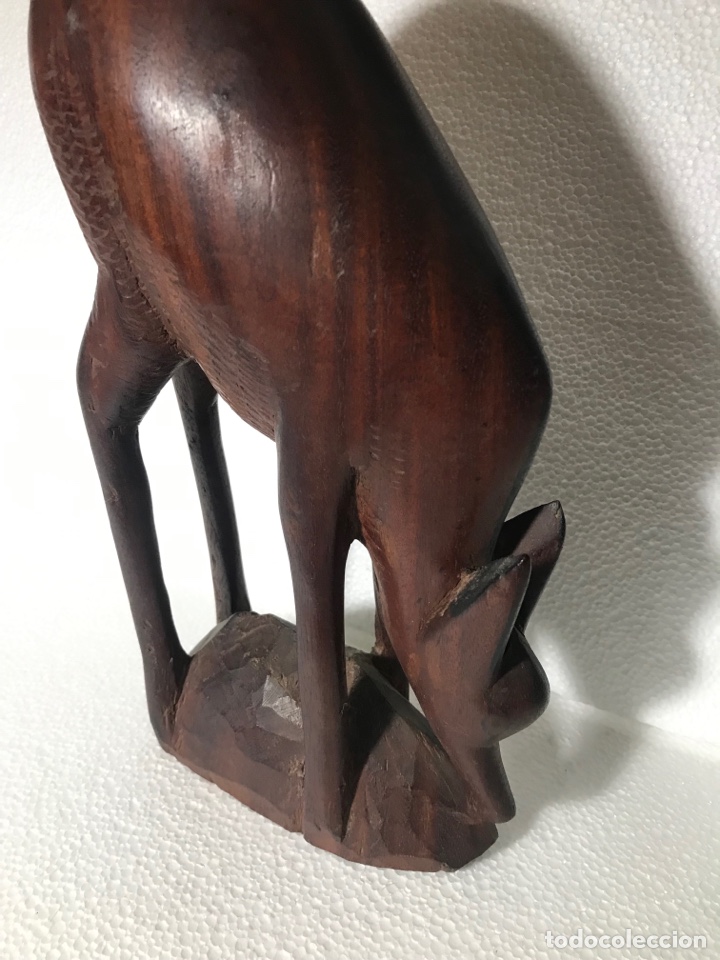 Vintage: Caballo maderas restaurar 23x19x9cm - Foto 2