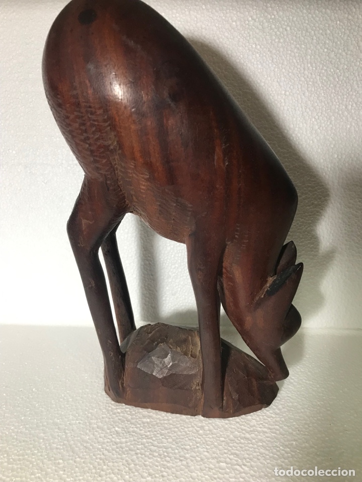 Vintage: Caballo maderas restaurar 23x19x9cm - Foto 1