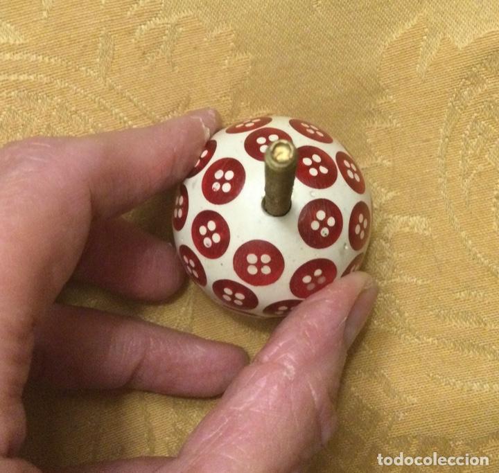 Vintage: POMO BLANCO CON BOTONES ROJOS - Foto 4