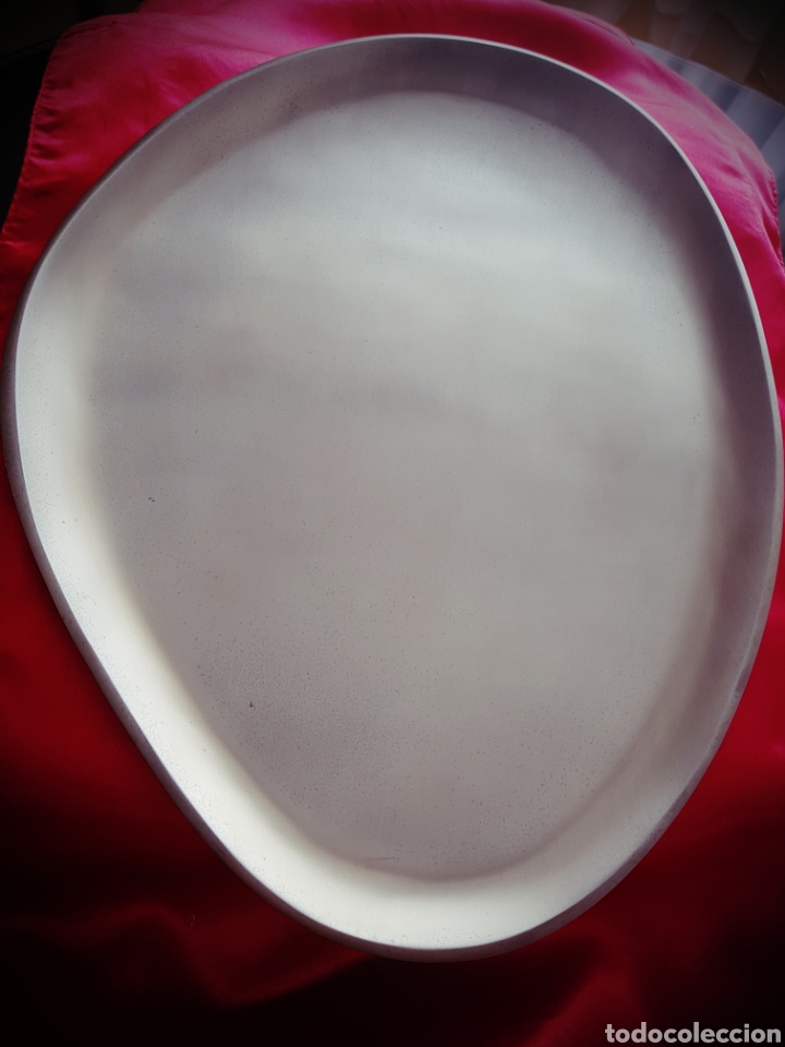 Vintage: Bandeja metal plateado