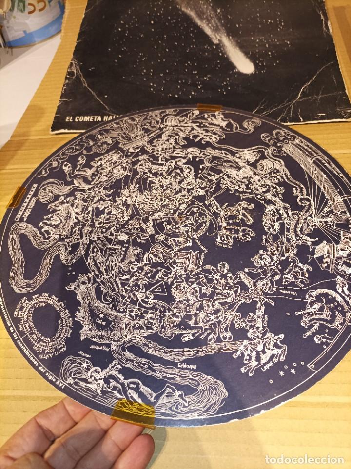 Vintage: Antiguo disco planisferio celeste. Constelaciones estrellas - Foto 6