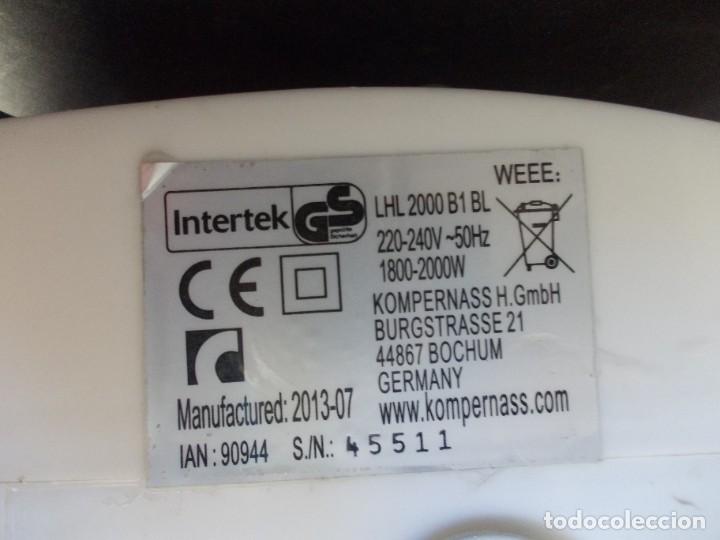 Vintage: &acute;Calentador Blanco Intertek LHL 2000 B1 BL - Foto 4