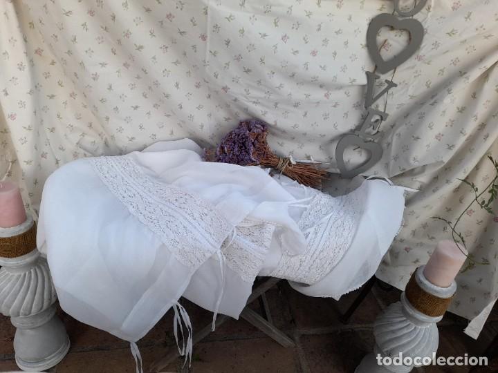 Vintage: Visillos blancos con encaje - Foto 1