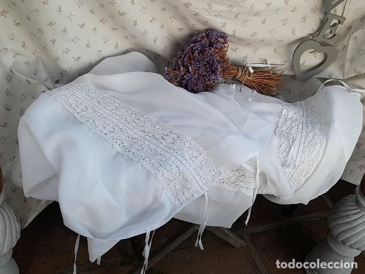 Vintage: Visillos blancos con encaje - Foto 2