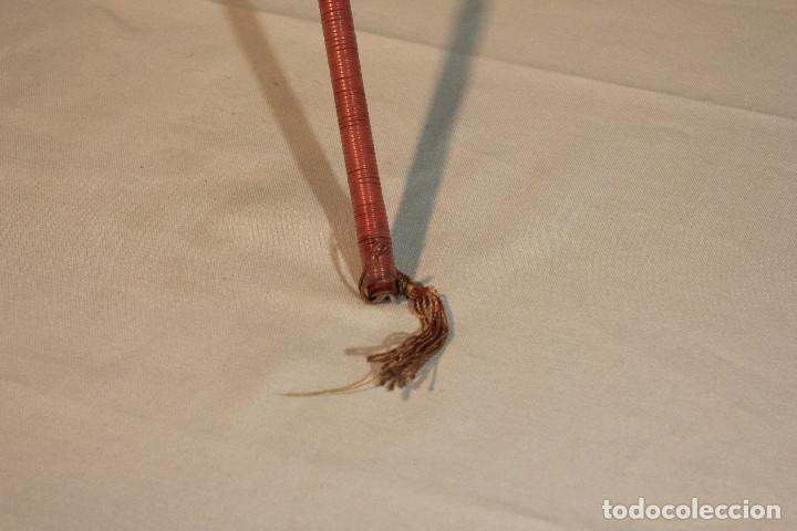 Vintage: SOMBRILLA TELA GARZAS - Foto 2