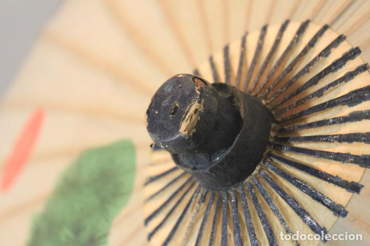 Vintage: SOMBRILLA TELA GARZAS - Foto 12