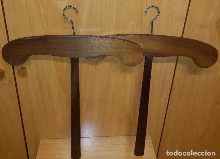 Vintage: PERCHAS DE MADERA a&ntilde;os 40 - Foto 3