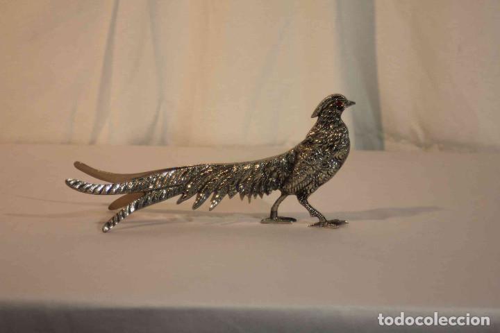 Vintage: FIGURA FAISAN METAL - Foto 2