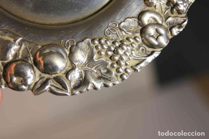 Vintage: PLATO METALICO FRUTOS - Foto 7