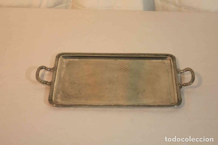 Vintage: BANDEJA METAL PLATEADA - Foto 1