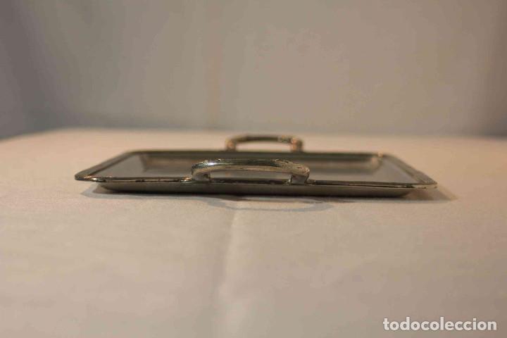 Vintage: BANDEJA METAL PLATEADA - Foto 3