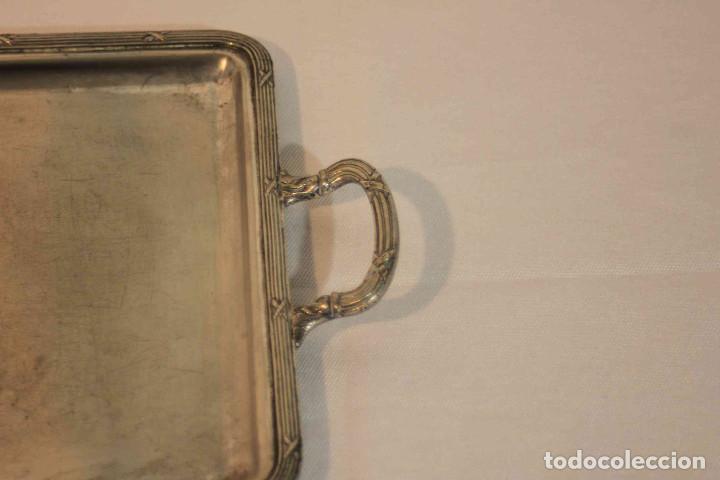 Vintage: BANDEJA METAL PLATEADA - Foto 4