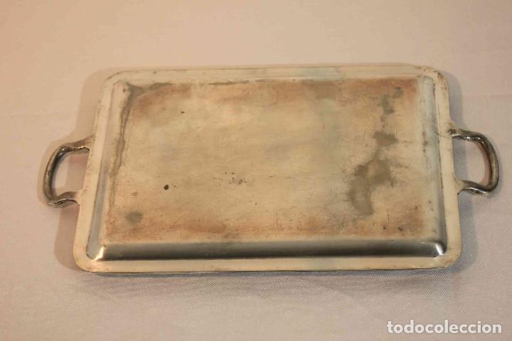 Vintage: BANDEJA METAL PLATEADA - Foto 6