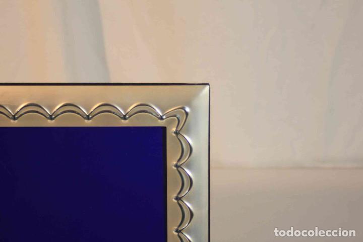 Vintage: MARCO PLATEADO ONDAS - Foto 2