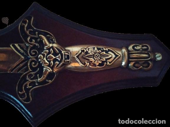 Vintage: Espada decorativa lat&oacute;n - Foto 3