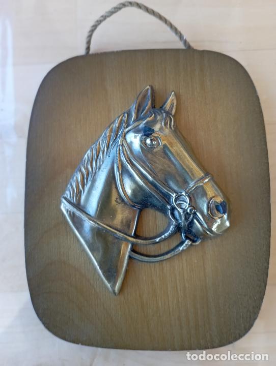 Vintage: CABEZA DE CABALLO,SOBRE TABLA.