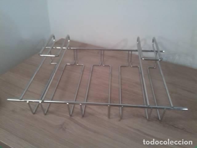 Vintage: Archivador de metal cromado 34,5 X 26 X7,5 cm