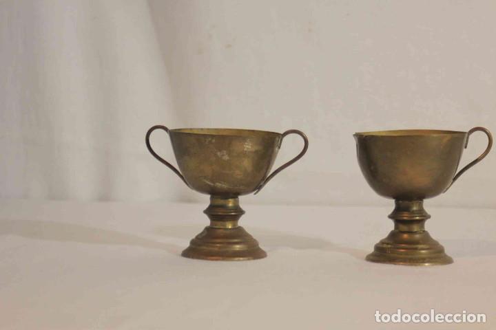 Vintage: PAR COPAS METAL - Foto 2