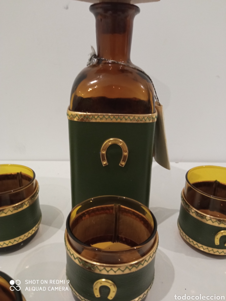 Vintage: Juego de botella y 5 vasos co&ntilde;ac - Foto 7