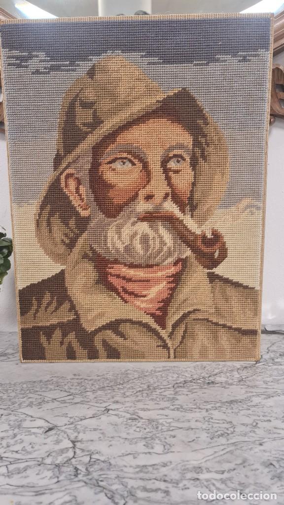 Vintage: Cuadro Petit Point de &rdquo;Dorus Rijkers&rdquo; - Foto 1