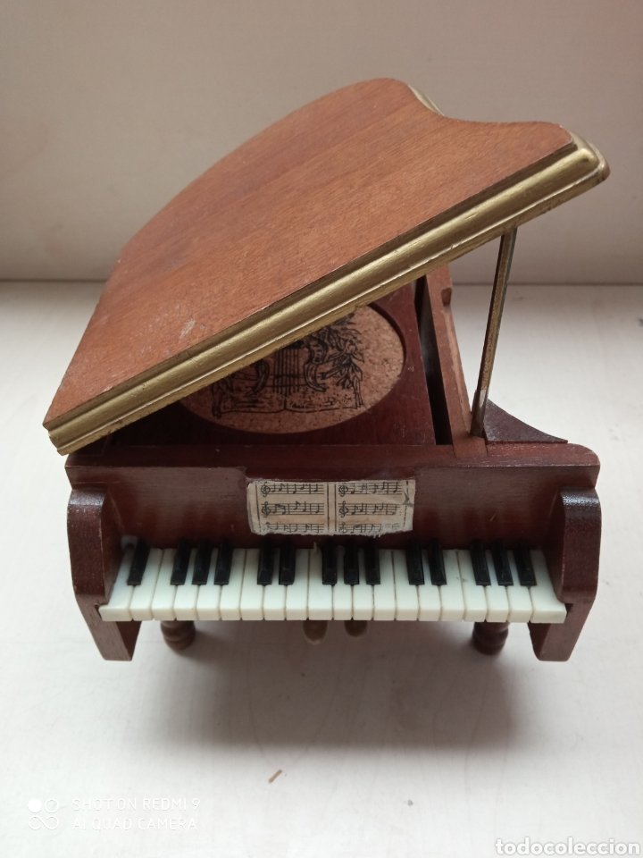 antiguo taburete para piano de madera. original - Buy Antique pianos on  todocoleccion