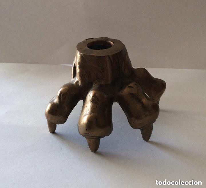 Vintage: Antigua garra en bronce - Foto 4