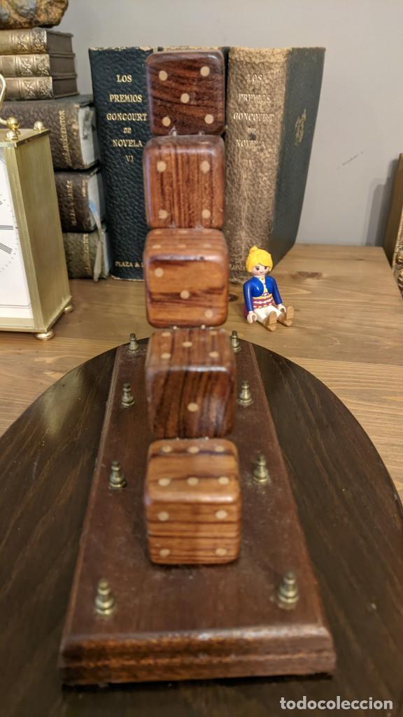 Vintage: ESCALERA DE DADOS MADERA - Foto 4
