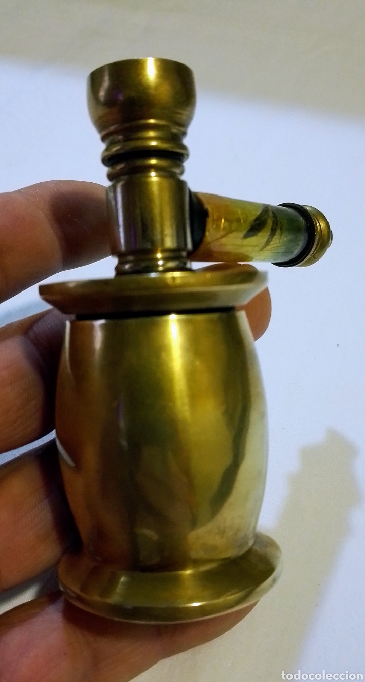 Vintage: PIPA DE BRONCE MUY DECORATIVA - Foto 4