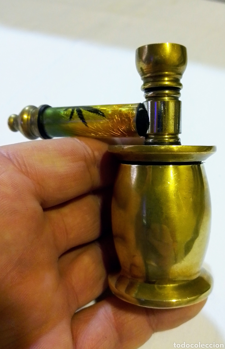 Vintage: PIPA DE BRONCE MUY DECORATIVA - Foto 5