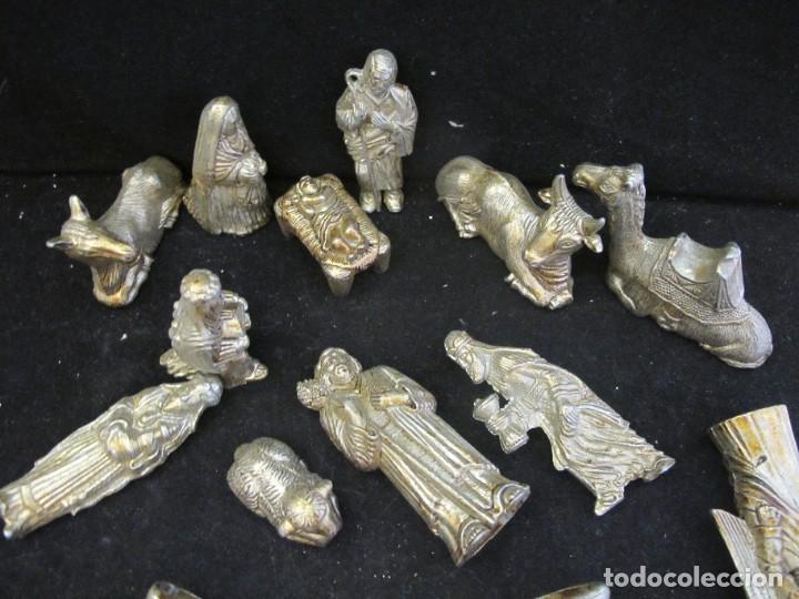 Vintage: Figuras Bel&eacute;n metal - Foto 2