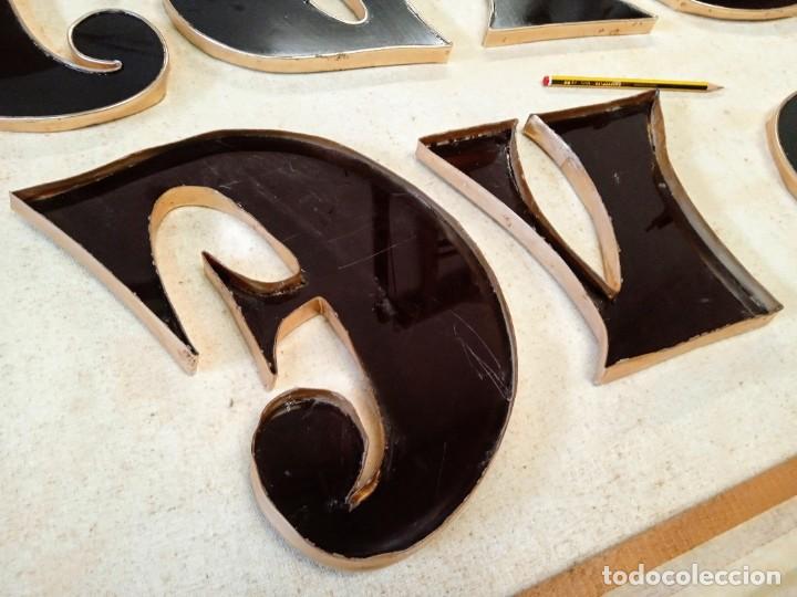 Vintage: Letras de cartel Caf&eacute; Eva - Foto 7