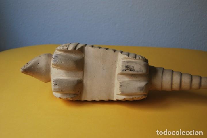Vintage: FIGURA DE MADERA DE BALSA - ARMADILLO - 50 CM - Foto 10