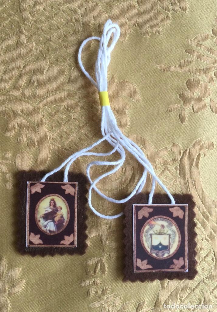 Vintage: ESCAPULARIO VIRGEN DEL CARMEN - Foto 3