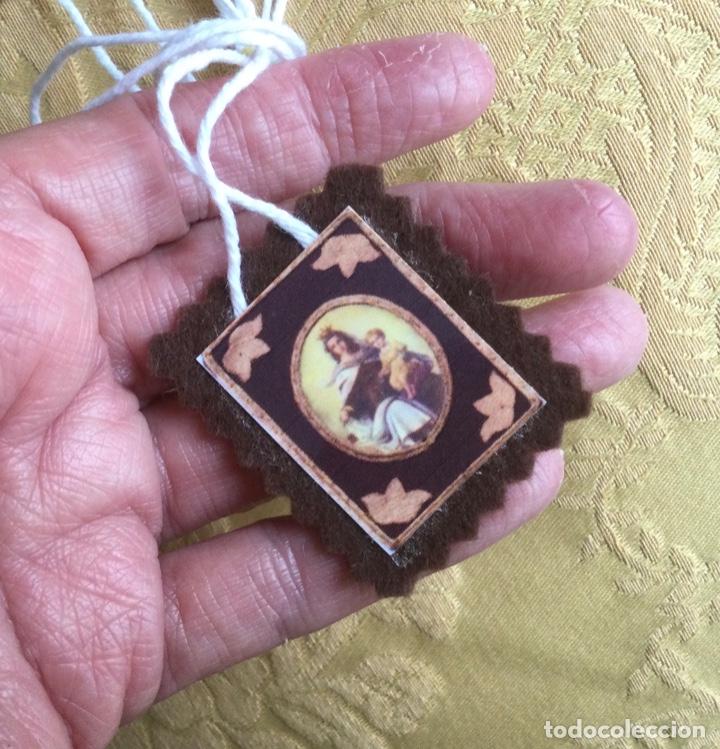 Vintage: ESCAPULARIO VIRGEN DEL CARMEN - Foto 4