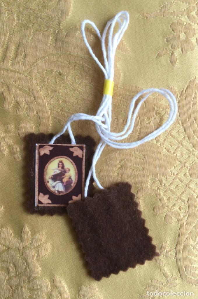 Vintage: ESCAPULARIO VIRGEN DEL CARMEN - Foto 5