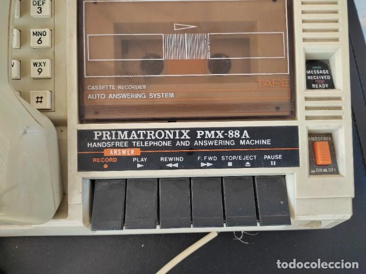 Vintage: contestador cinta primatronix pmx-88 a - 1980 - Foto 2