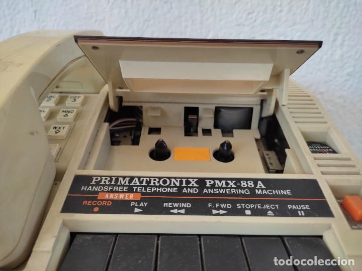Vintage: contestador cinta primatronix pmx-88 a - 1980 - Foto 8