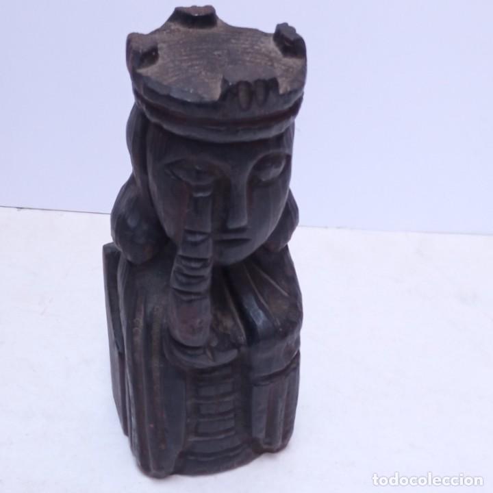 Vintage: TORRE Y REINA DE MADERA - Foto 13