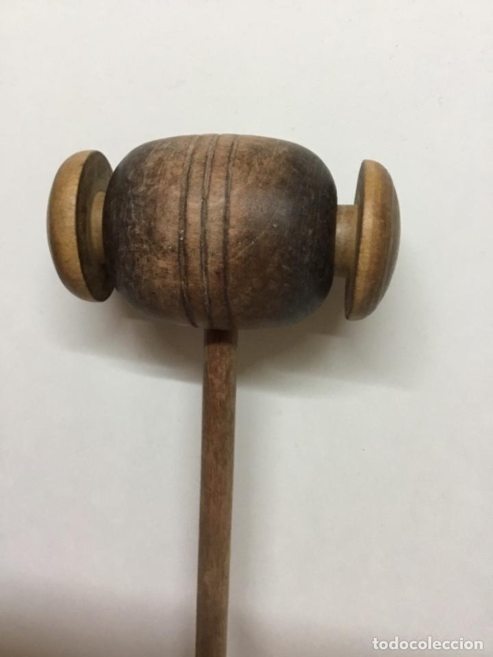 Vintage: Antiguo martillo de madera muy curioso - Foto 2