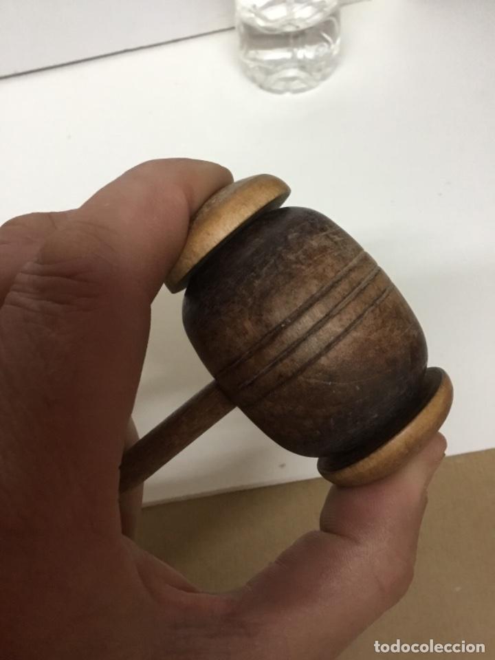 Vintage: Antiguo martillo de madera muy curioso - Foto 5