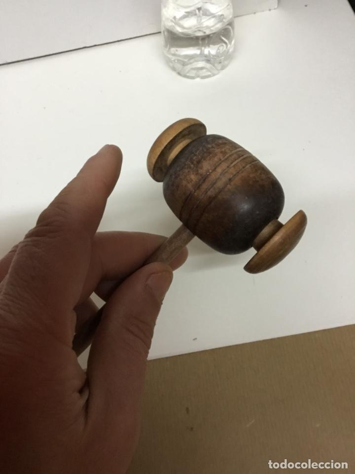 Vintage: Antiguo martillo de madera muy curioso - Foto 6