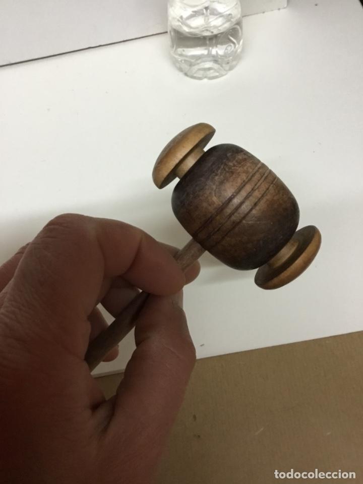 Vintage: Antiguo martillo de madera muy curioso - Foto 7