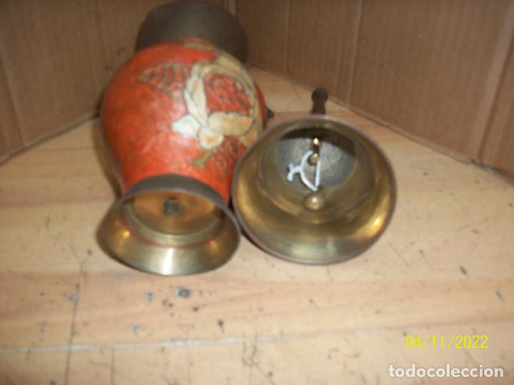 Vintage: LOTE DE JARRA Y CAMPANA DE BRONCE - Foto 4