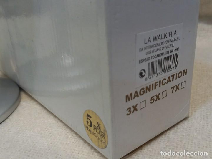 Vintage: ESPEJO-TOCADOR (5 aumentos) PLATEADO MATE M. - Foto 12