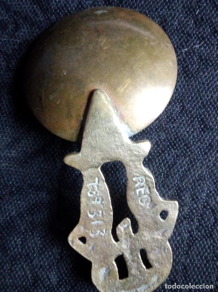 Vintage: Cuchara dosificadora de te. Tea Caddy Spoon vinage con elfos - Foto 3