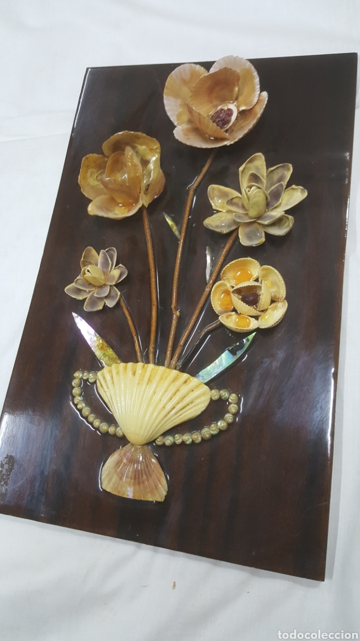 Vintage: CUADRO CONCHAS MARINAS DE 1973 VINTAGE