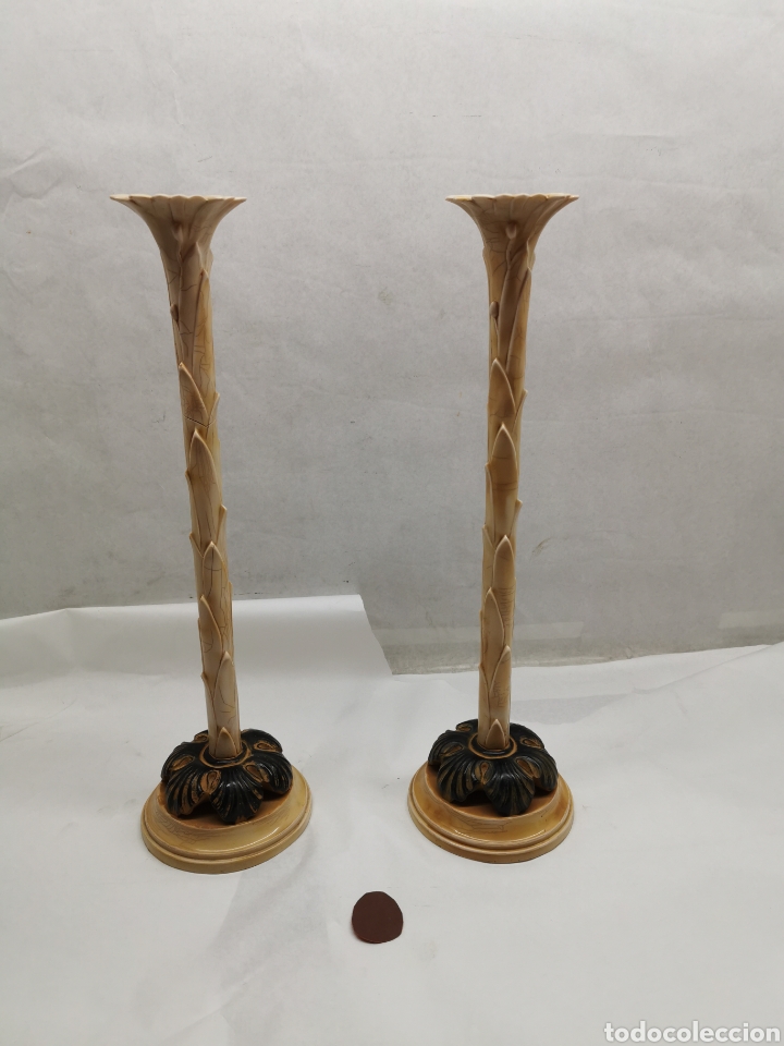 Vintage: Pareja de candelabros - Foto 1