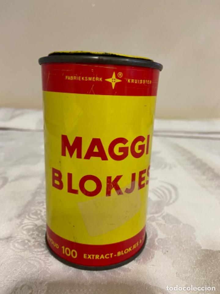 Vintage: C-44. Bote lata 100 cubitos Maggi Blokjes. Amsterdam